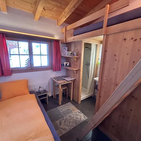 Apartamento Alpenchalet Weidhaus - Dachwohnung - - Stockbettzimmer