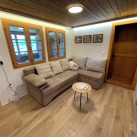 Alpenchalet Weidhaus - Dachwohnung - - Stockbettzimmer Gstaad