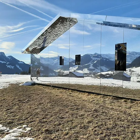 Alpenchalet Weidhaus - Dachwohnung - - Stockbettzimmer 그슈타드