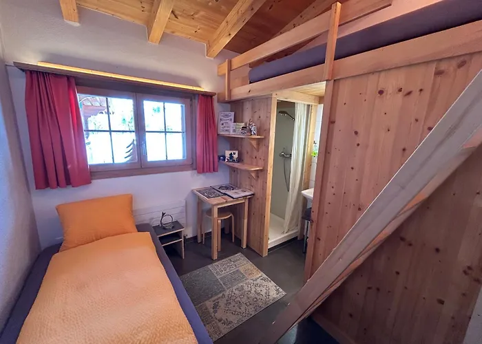 شقة Alpenchalet Weidhaus - Dachwohnung - - Stockbettzimmer