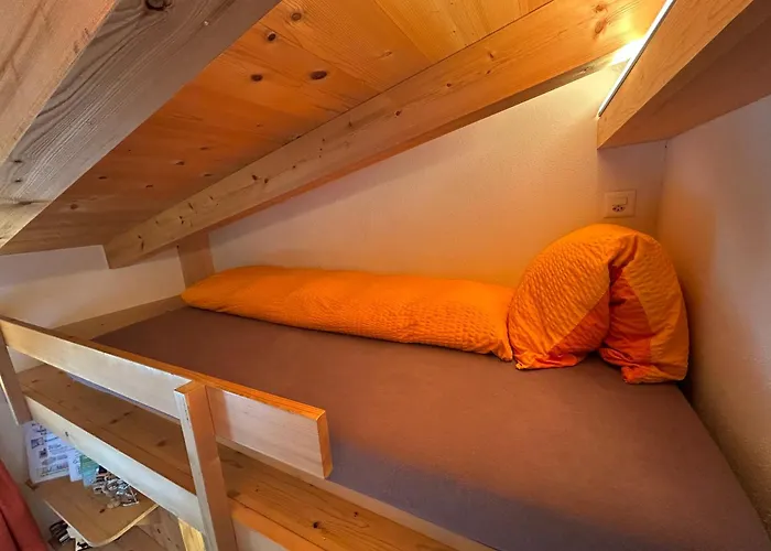 Alpenchalet Weidhaus - Dachwohnung - - Stockbettzimmer