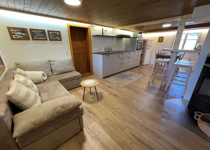 شقة Alpenchalet Weidhaus - Dachwohnung - - Stockbettzimmer غشتاد