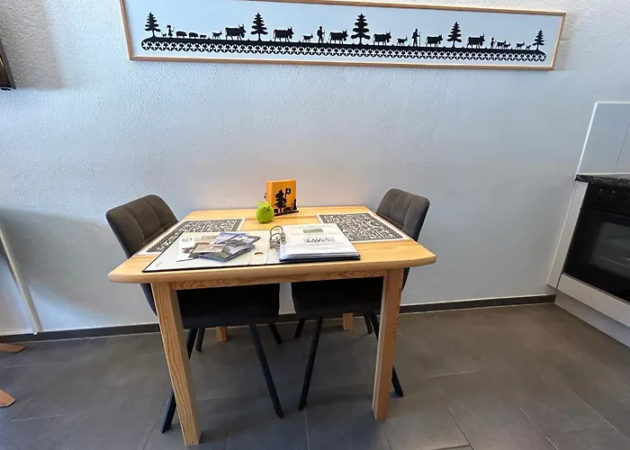 Alpenchalet Weidhaus - Dachwohnung - - Stockbettzimmer Apartamento