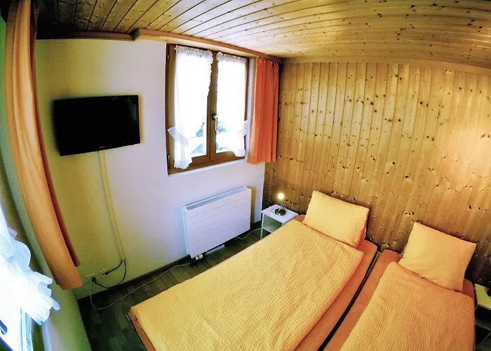 Alpenchalet Weidhaus - Dachwohnung - - Stockbettzimmer Apartamento