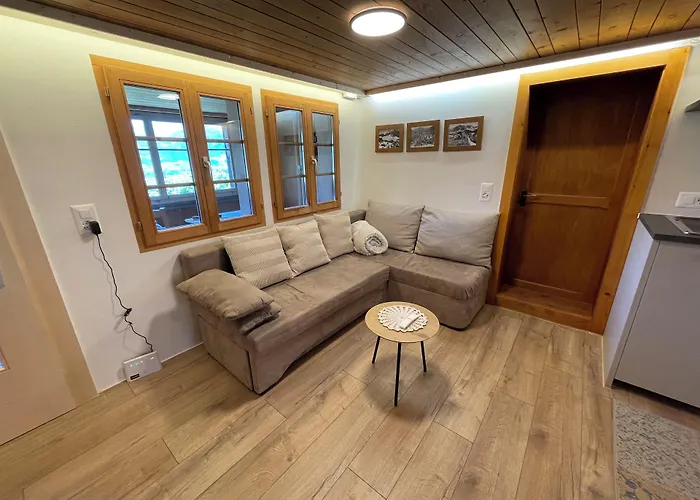 Alpenchalet Weidhaus - Dachwohnung - - Stockbettzimmer Gstaad